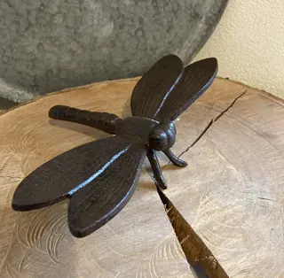 GIETIJZEREN LIBELLE GROOT NIEUW