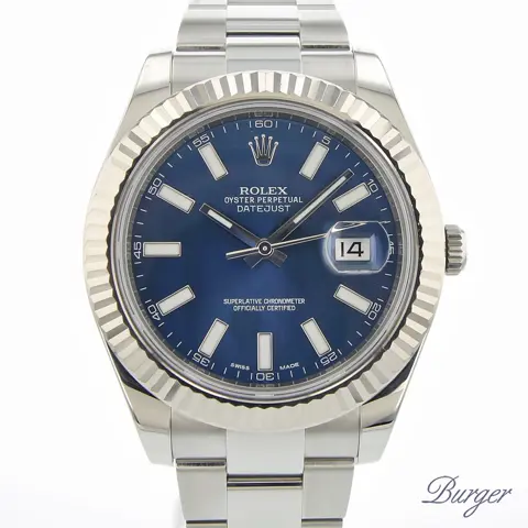 Rolex - Datejust II Fluted Blue