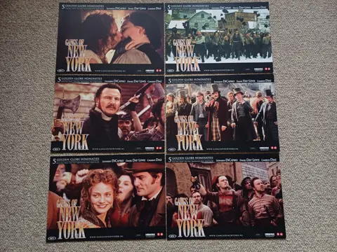 GANGS   OF   NEW   YORK     lobbycard set.