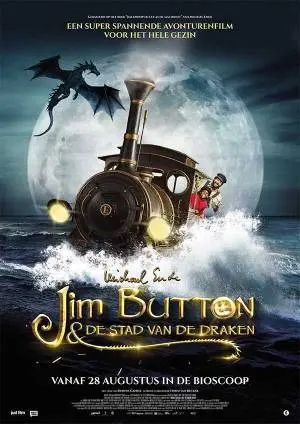 JIM BUTTON en de stad van de draken filmposter.