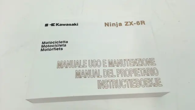INSTRUCTIEBOEKJE Kawasaki ZX 6 R 2013 - 2015