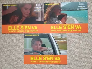 ELLE   S ' EN   VA     lobbycard set.
