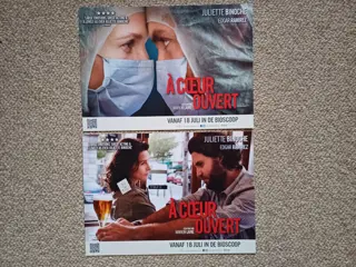 A   COEUR   OUVERT      lobbycard set.
