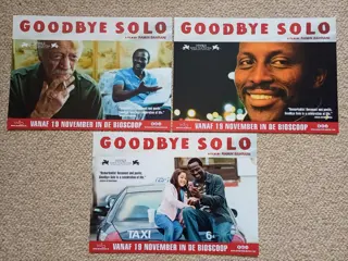 GOODBYE   SOLO      lobbycard set.