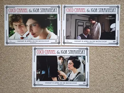 COCO CHANEL & IGOR STRAVINSKY lobbycard set.