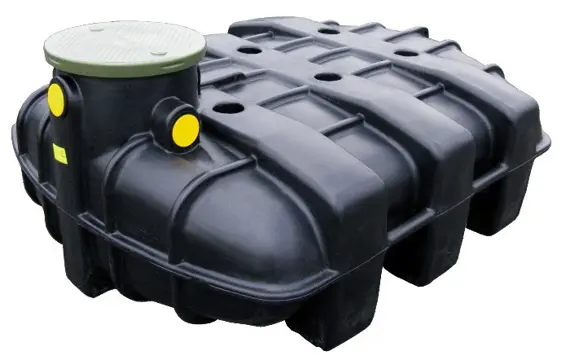 10.000 liter ondergrondse regenwatertank