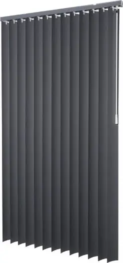 Intensions - Lamel PVC - 89mm - Uni Donkergrijs 150x260