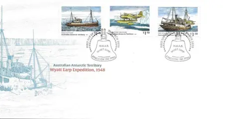 FDC stamps Wyatt Earp Expedition AAT