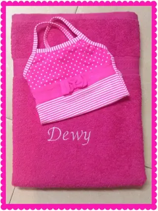 Handdoek met naam !!!