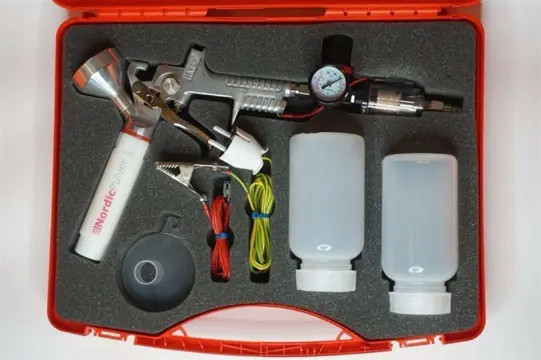 Poedercoatsysteem Pro set in koffer tribo systeem coating4al