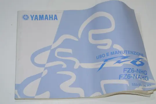 INSTRUCTIEBOEKJE Yamaha FZ6 2004 - 2007 / 2008 - 2009