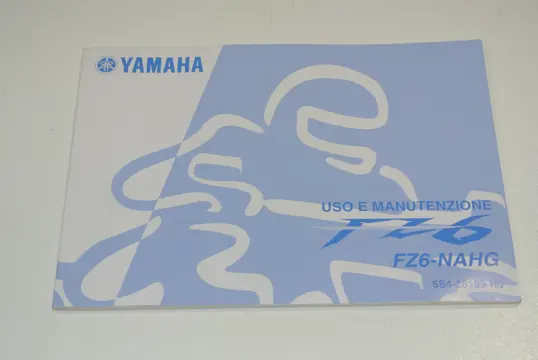 INSTRUCTIEBOEKJE Yamaha FZ6 2004 - 2007