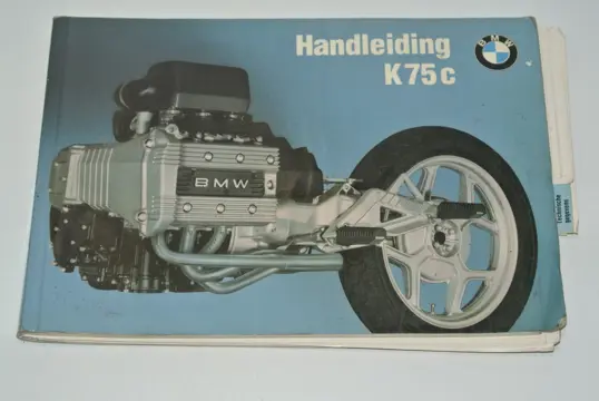 INSTRUCTIEBOEKJE BMW K 75 1985 - 1996