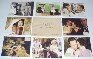 THE PAINTED VEIL lobbycard set.