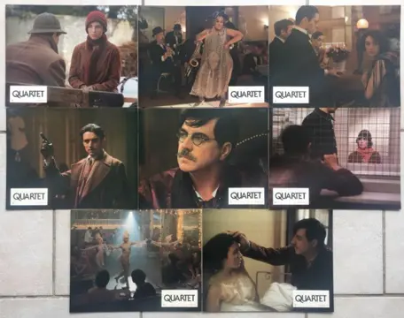 QUARTET lobbycard set.