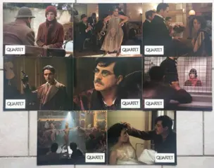 QUARTET lobbycard set.