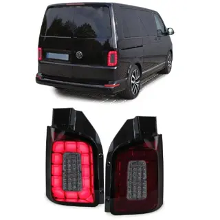 LED Lightbar Achterlichten VW Transporter T6 (Rood/Smoke)