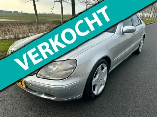 Mercedes-Benz S-klasse 320 CDI 2001 233.000 KM NAP!!/SCHUIFDAK/SOFTCLOSE/COMPLETE HISTORIE AANWEZIG/