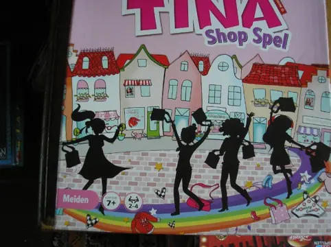 Tina shop spel - is een bordspel speciaal voor modemeisjes