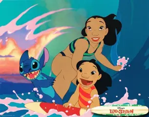LILO &amp; STITCH lobbycard set.