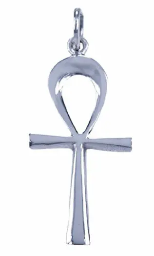 Ankh (Egyptisch levenskruis) hanger van zilver