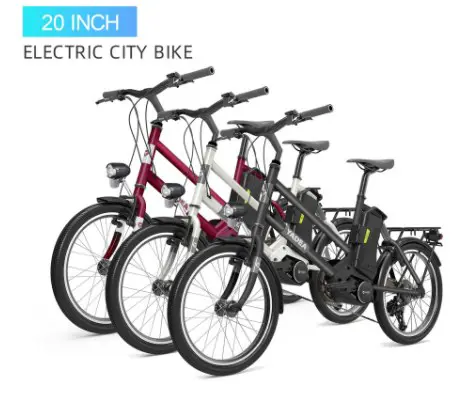 YADEA YT300 20 inch Electric Bike 350W 25km/h 60km Range