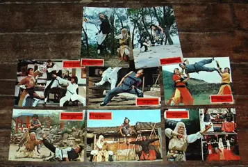 SEVEN STEPS OF KUNG FU lobbycard set.
