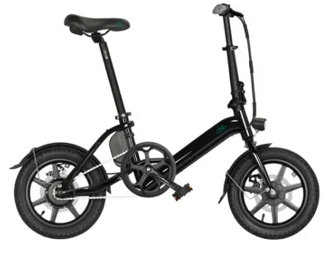 FIIDO D3 Pro Folding Electric Moped Bike 14 Inc City Bicycle