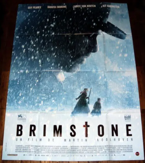 BRIMSTONE filmposter.