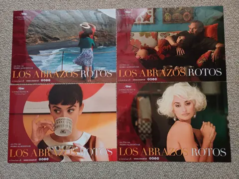 LOS   ABRAZOS   ROTOS      lobbycard set.