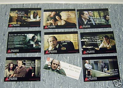 DAS LEBEN DER ANDEREN lobbycard set.