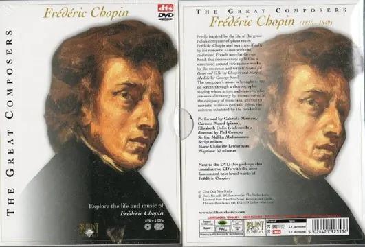 FREDERIC CHOPIN DVD/ CD’S BOX 5028421923536