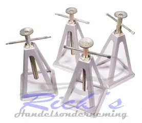 Steunenset van aluminium (4 stuks) caravansteun