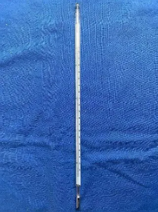 Precisie thermometer -3,9 tot +35,4 graden C(laboratorium)
