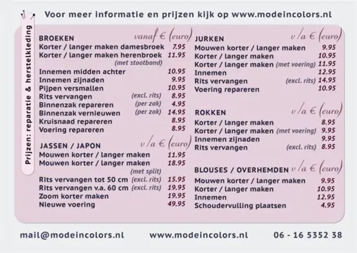 Modeatelier Incolors