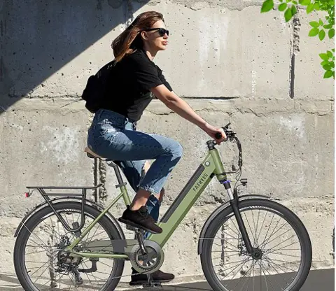 FAFREES F26 Pro 26'' Step-through City E-Bike 25 Km/h 250W