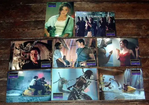 DEEP RISING lobbycard set.