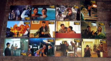 DOUBLE TEAM lobbycard set.