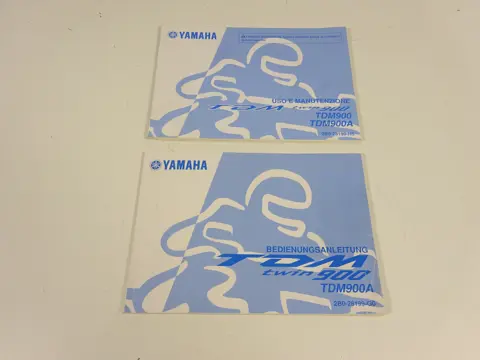 INSTRUCTIEBOEKJE Yamaha TDM 2001 - 2004