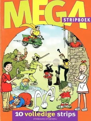 Mega stripboek 6 - 10 volledige strips