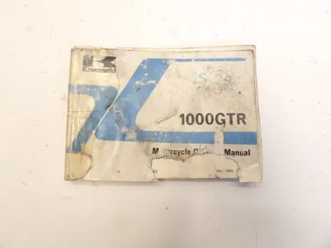 INSTRUCTIEBOEKJE Kawasaki GTR 1000 1986 - 2003