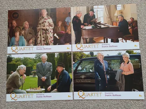 QUARTET lobbycard set.