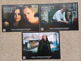 PERFECT   SENSE     lobbycard set.
