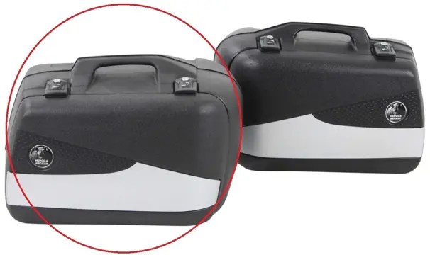 RECHTER KOFFER Moto Accessoires Bagage 1980 - 2014