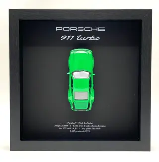 Decoratief object - FRAMEDWHEELS -Porsche 911 (964) 3.6