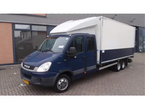 Iveco 40C17D/T clixstar b-e combi 4400kg laadvermogen dc 6-pers zeer mooi dubbele cabine verhuiswage