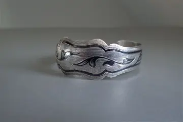 Jugendstil armband met Niëllo techniek - Armband (1)