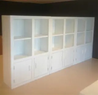 Kasten van steigerhout op maat gemaakt