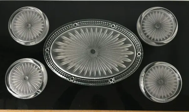 Société Holophane Verlys - Art Deco onderzetters en