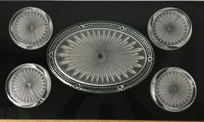 Société Holophane Verlys - Art Deco onderzetters en